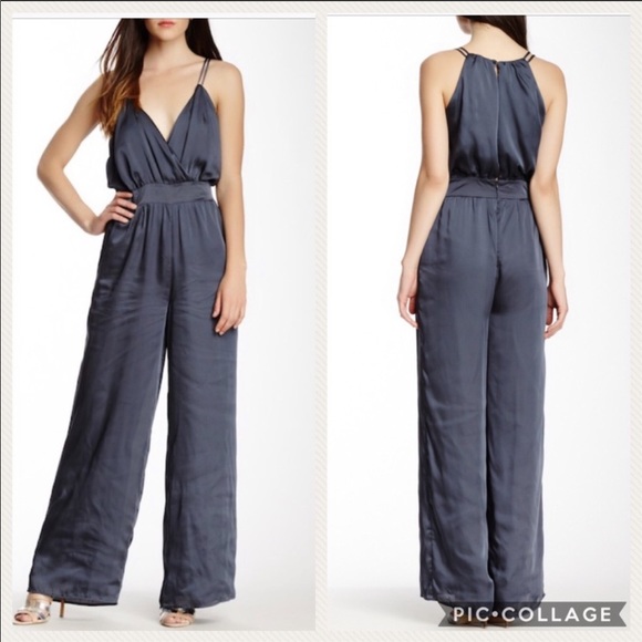 Vertigo Paris Pants - NWT Vertigo – Strappy Surplice Front Jumpsuit, XS